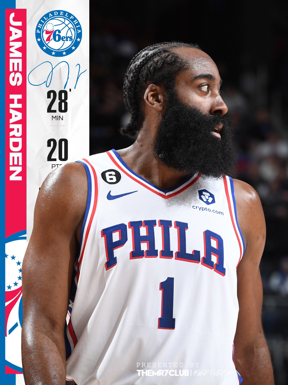 火箭力克76人，哈登点燃赛场